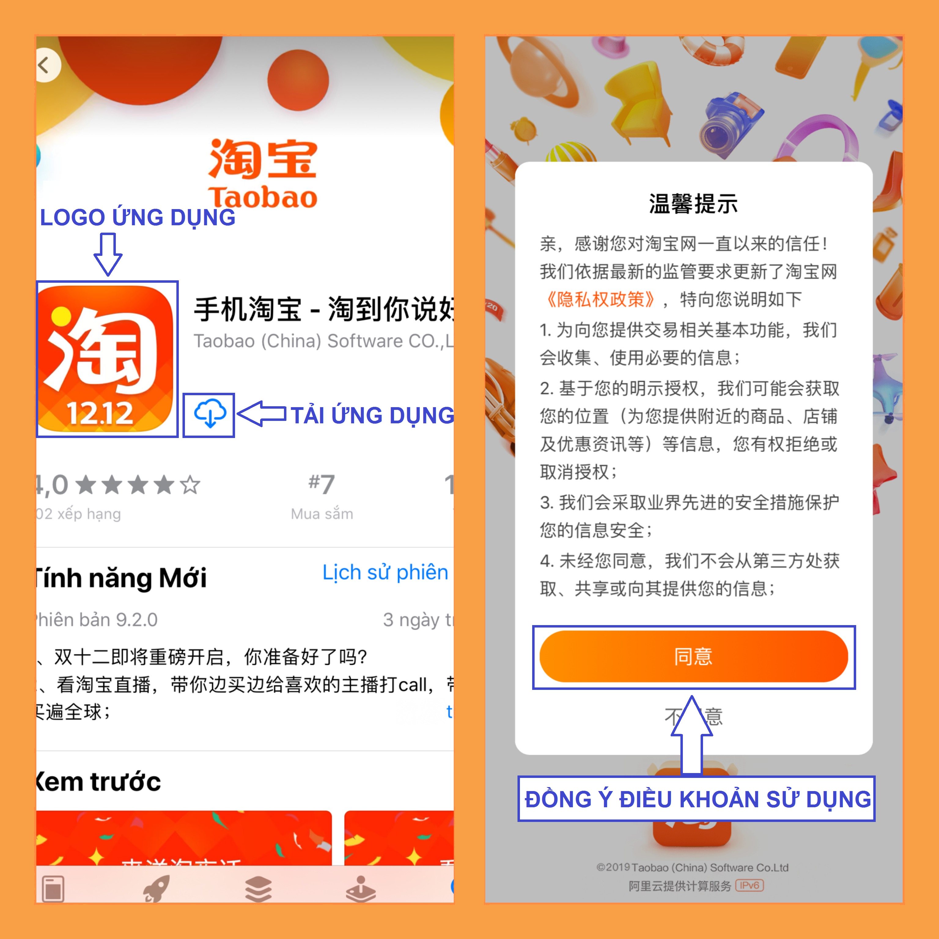 Hướng dẫn chi tiết cách đăng ký taobao trên điện thoại