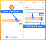 Hướng dẫn chi tiết cách đăng ký taobao trên điện thoại